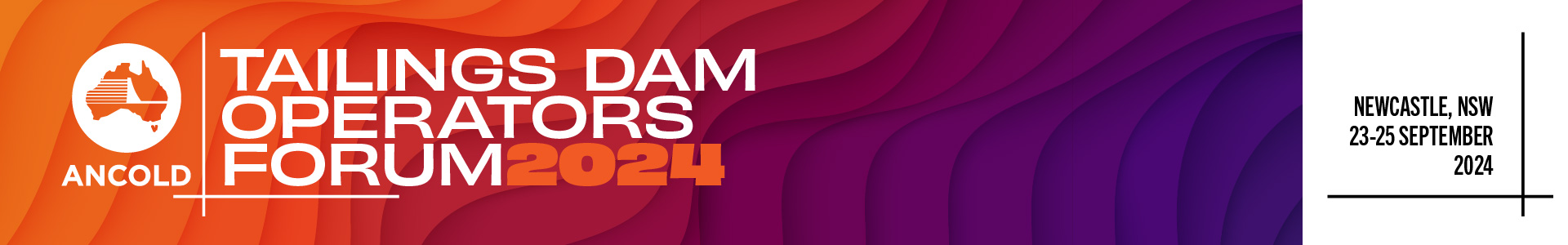 ANCOLD Tailings Dam Operators Forum 2024 Logo